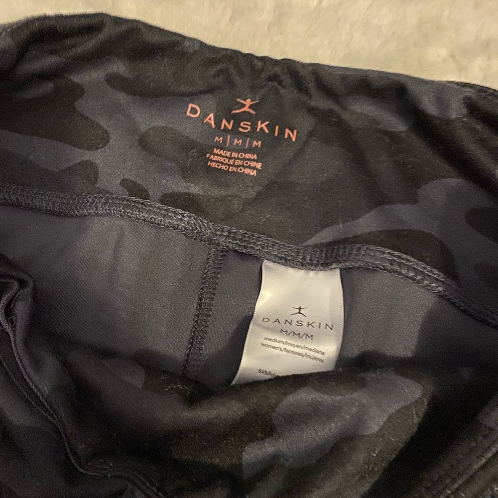 Full length camo leggings.